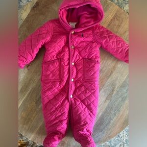 Ralph Lauren Pink Quilted Kids Jacket